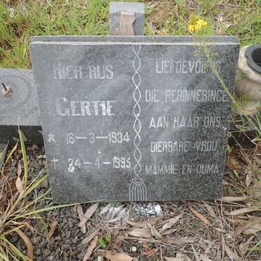 MERWE Gertie J.J., van der 1934-1995 _2