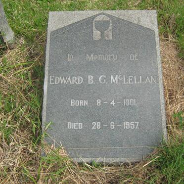 McLELLAN Edward B.G. 1901-1957