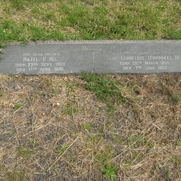 NEL John Cornelius 1905-1957 &amp; Hazel D. 1909-1986