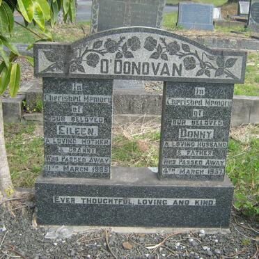 O'DONOVAN Donny -1957 &amp; Eileen -1985
