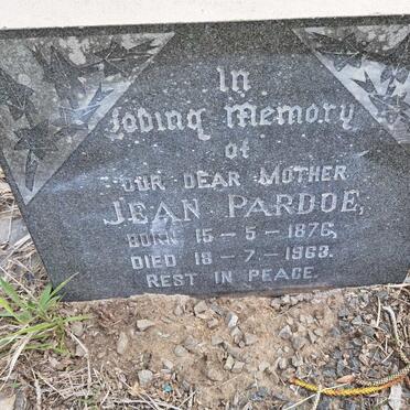 PARDOE Jean 1876-1963