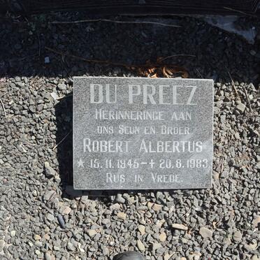 PREEZ Robert Albertus, du 1945-1983