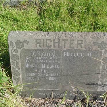RICHTER Minnie Mildred Maude 1895-1964