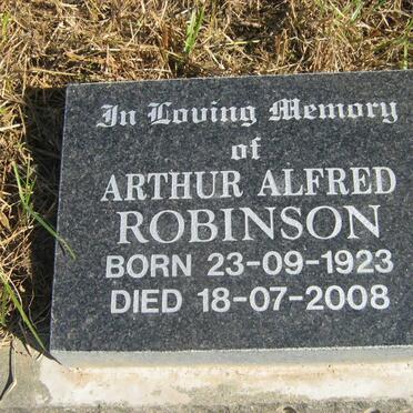 ROBINSON Arthur Alfred 1923-2008