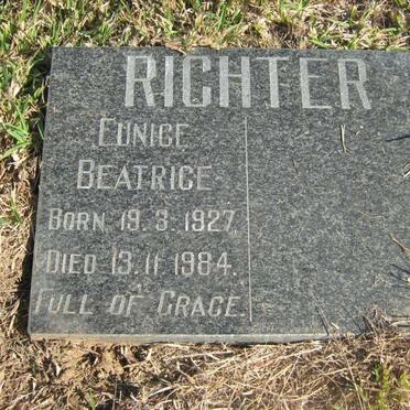 RICHTER Eunice Beatrice 1927-1984