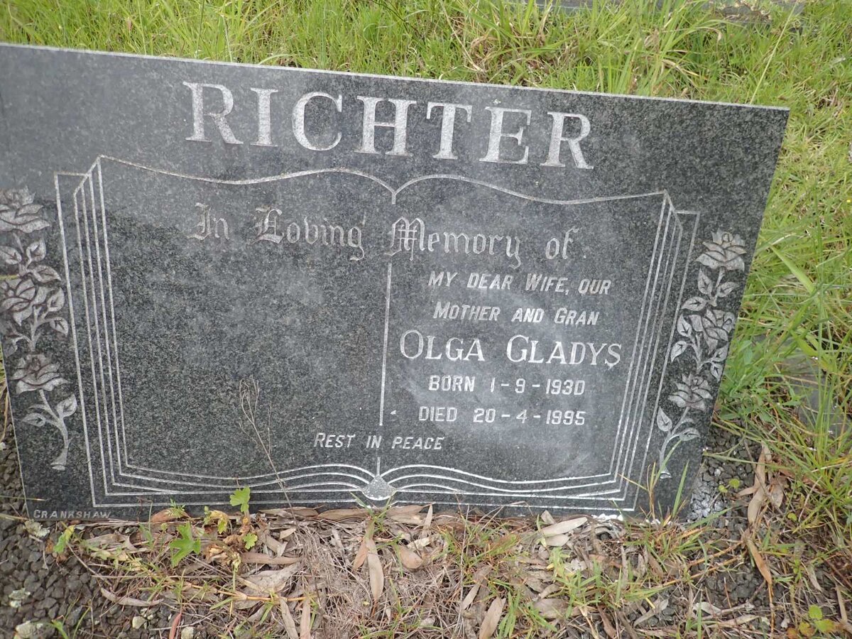 RICHTER Olga Gladys 1930-1995