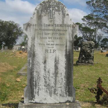 SANDBACH Charles Edwin -1908