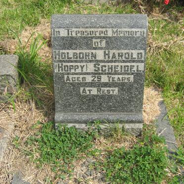 SCHEIDEL Holborn Harold