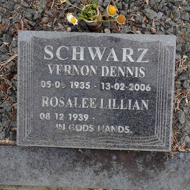 SCHWARZ Vernon Dennis 1935-2006 &amp; Rosalee Lillian 1939-
