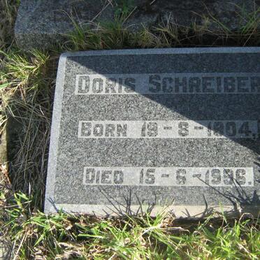SCHREIBER Doris 1904-1996