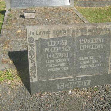 SCHMIDT August Johannes Edward 1854-1934 &amp; Margaret Elizabeth 1883-1965