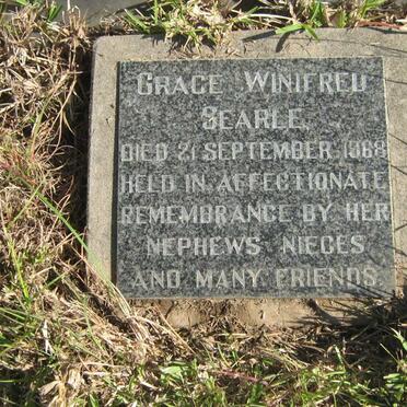 SEARLE Grace Winifred -1968