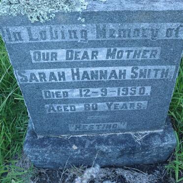 SMITH Sarah Hannah -1950