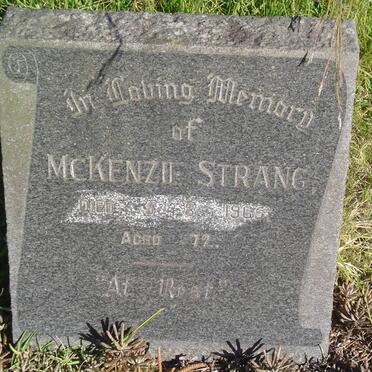 STRANG McKenzie -1965