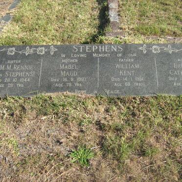 STEPHENS William Kent -1951 &amp; Mabel Maud -1967