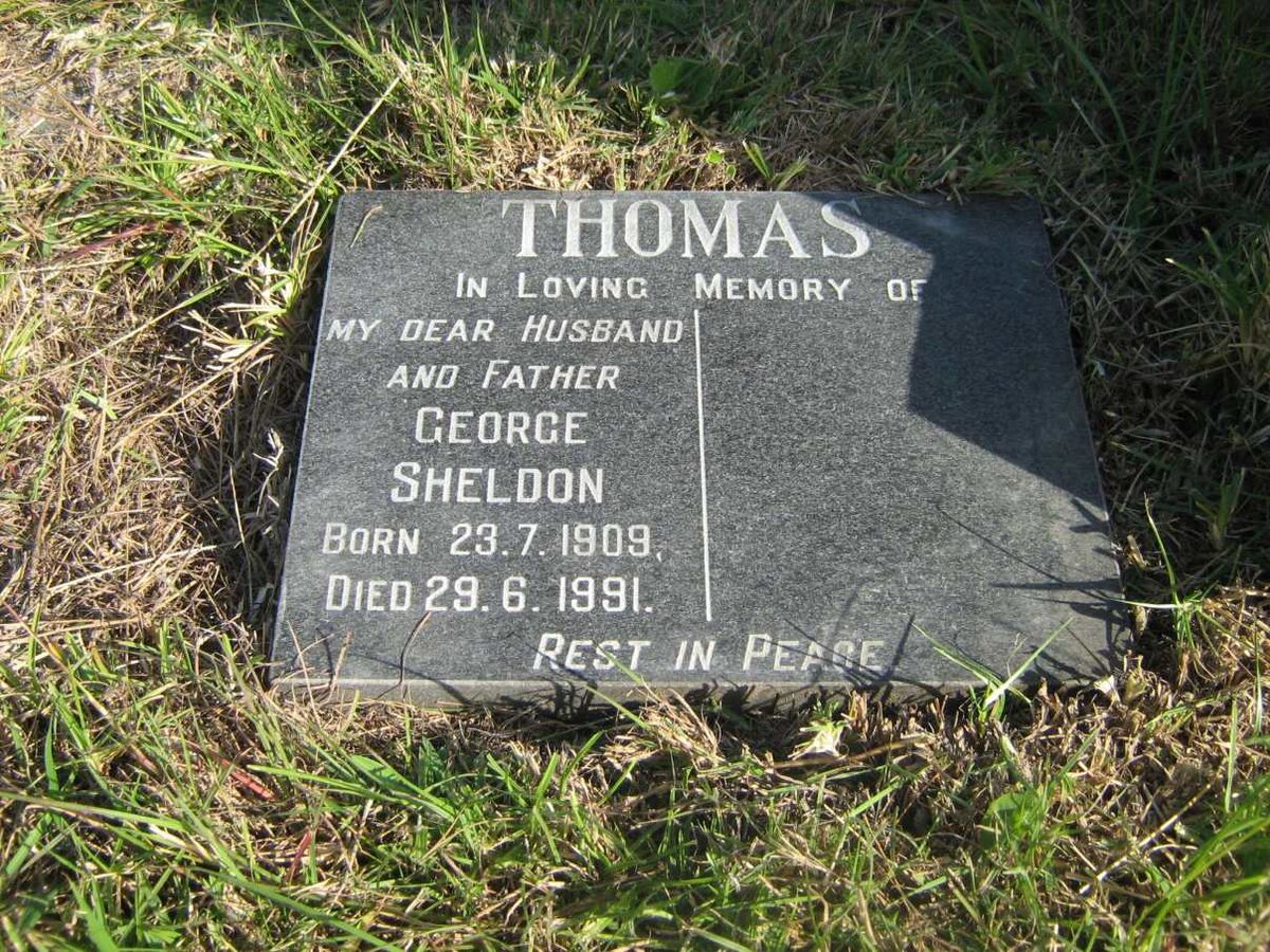 THOMAS George Sheldon 1909-1991