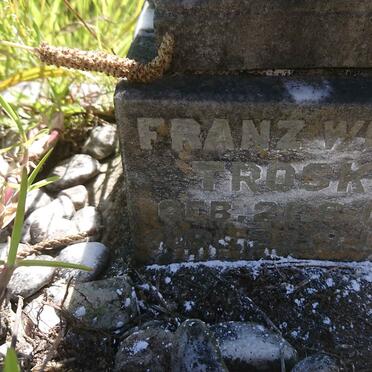 TROSKIE Franz Willem 1951-1951