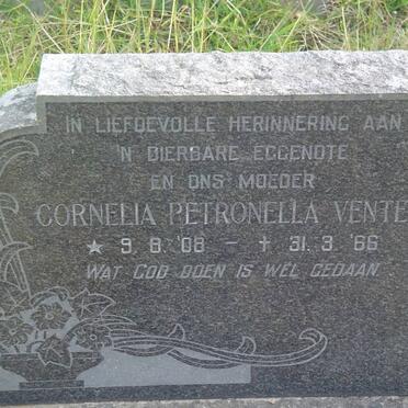 VENTER Cornelia Petronella 1908-1966