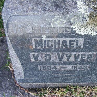 VYVER Michael, v.d. 1904-1948