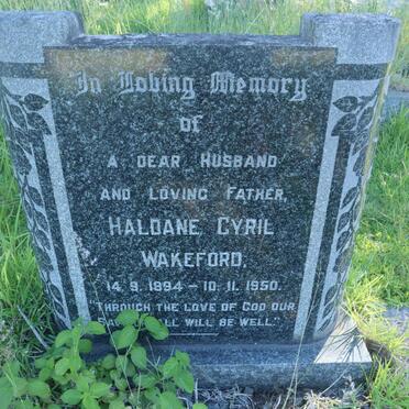 WAKEFORD Haldane Cyril 1894-1950