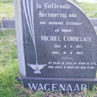 WAGENAAR Michiel Cornelius 1917-1963