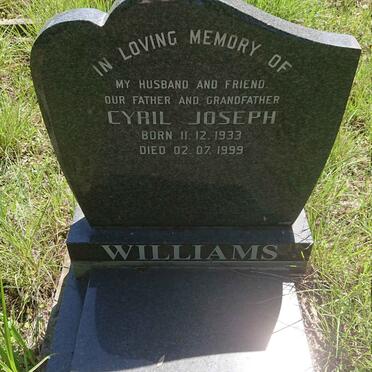 WILLIAMS Cyril Joseph 1933-1999