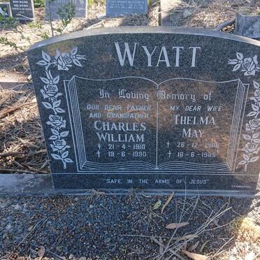 WYATT Charles William 1910-1990 &amp; Thelma May 1906-1985