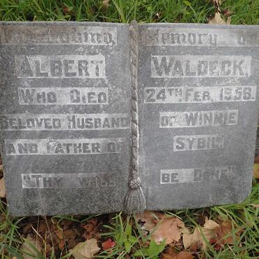 WALDECK Albert -1958