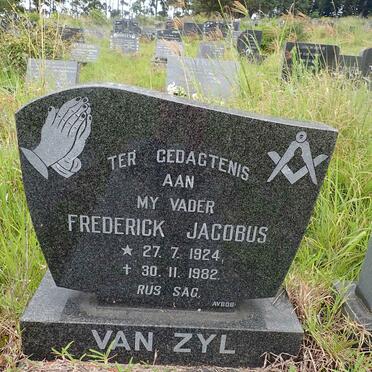 ZYL Frederick Jacobus, van 1924-1982 