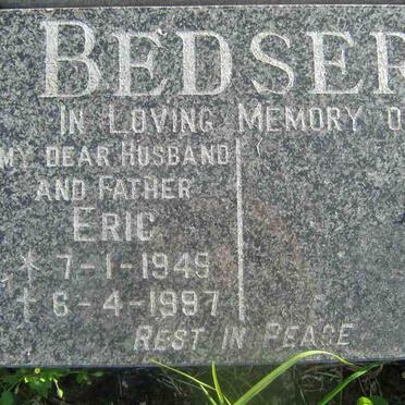 BEDSER Eric 1949-1997