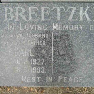 BREETZKE Carl 1927-1993