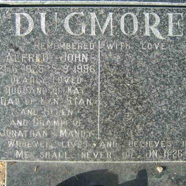 DUGMORE Alfred John 1925-1996