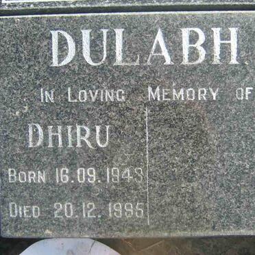 DULABH Dhiru 1943-1995