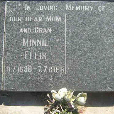 ELLIS Minnie 1898-1985
