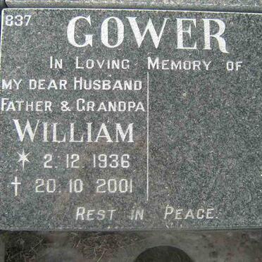 GOWER William 1936-2001