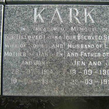 KARK Souibs 1908-1998 &amp; Lorna 1914-1994