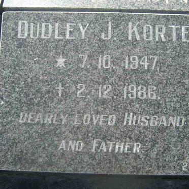 KORTE Dudley J. 1947-1986