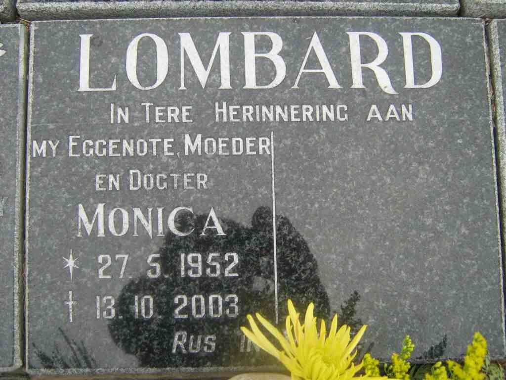 LOMBARD Monica 1952-2003