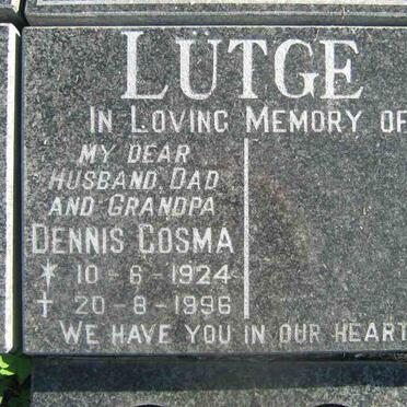LÜTGE Dennis Cosma 1924-1996