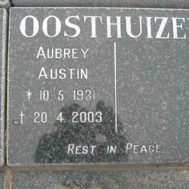 OOSTHUIZEN Aubrey Austin 1931-2003