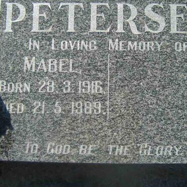 PETERSEN Mabel 1916-1989