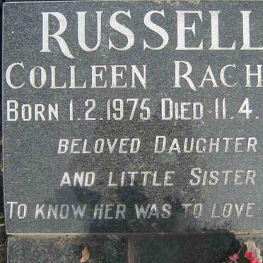 RUSSELL Coleen Rachel 1975-1992