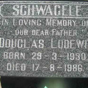 SCHWAGELE Douglas Ludewig 1930-1986 (R9)