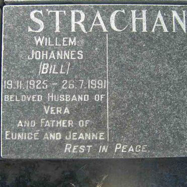 STRACHAN Willem Johannes 1925-1991