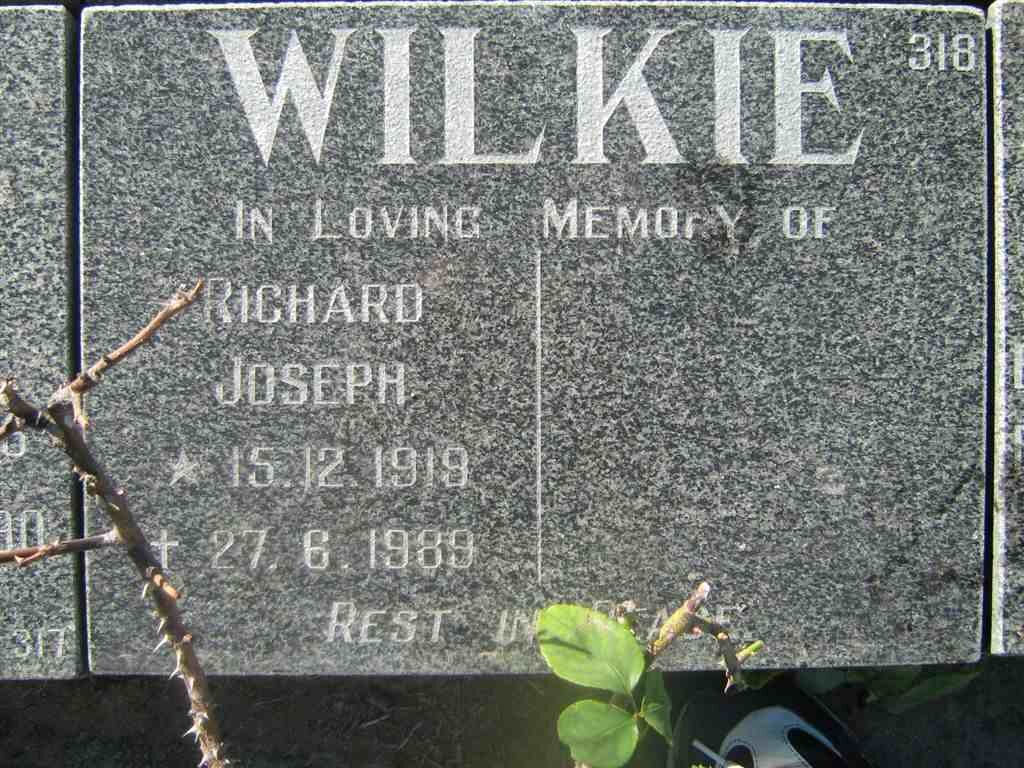 WILKIE Richard Joseph 1919-1989