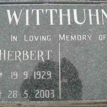 WITTHUHN Herbert 1929-2003