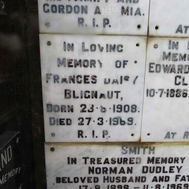 BLIGNAUT Frances Daisy 1908-1969