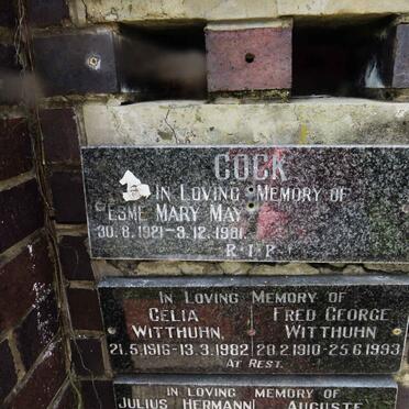 COCK Esme Mary May 1921-1981