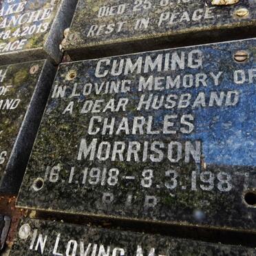 CUMMING Charles Morrison 1918-1987