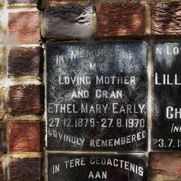 EARLY Ethel Mary 1879-1970